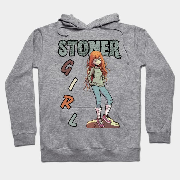 Stoned Girl Hoodie by FrogandFog